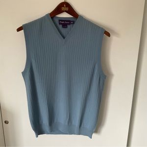 Ralph Lauren Purple Label vest.  100% cashmere. Made in Italy.